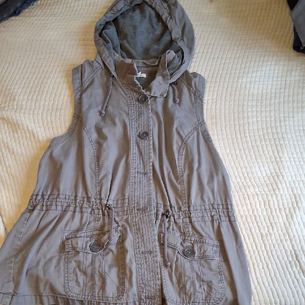 Maurices Kids Hooded Vest - Brown